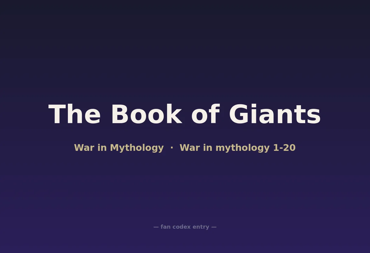The Book of Giants